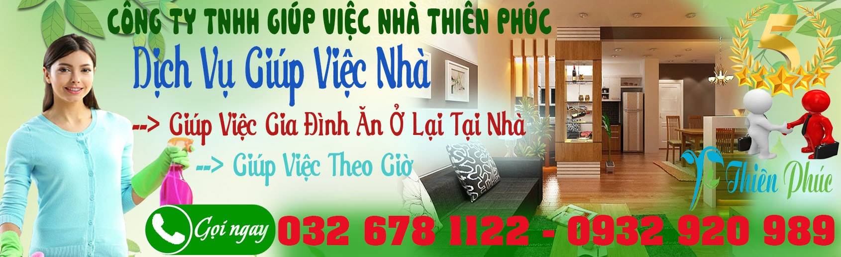 banner cong ty TNHH giup viec nha Thien Phuc